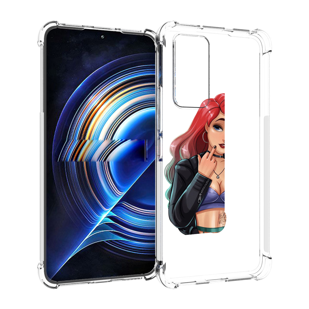 

Чехол MyPads Ариэль-русалочка-готика для Tecno Camon 19 Neo, Прозрачный, Tocco