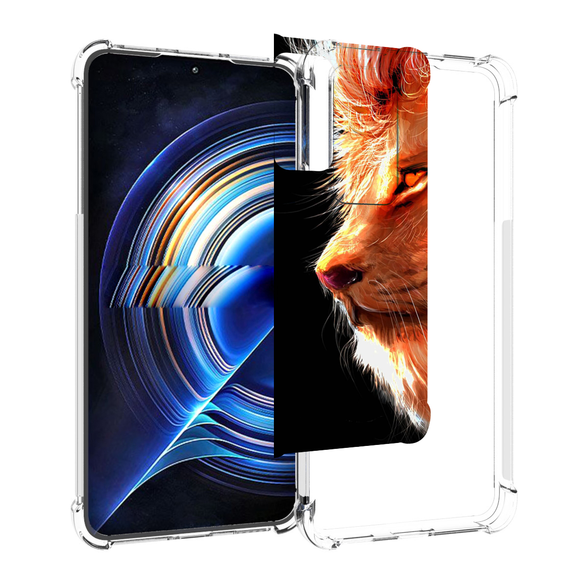 

Чехол MyPads Арт-рисунок-льва мужской для Tecno Camon 19 Neo, Прозрачный, Tocco