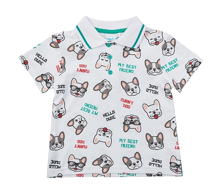 

Поло детское Kari Kids SS24C54400521, белый, 110, SS24C54400521
