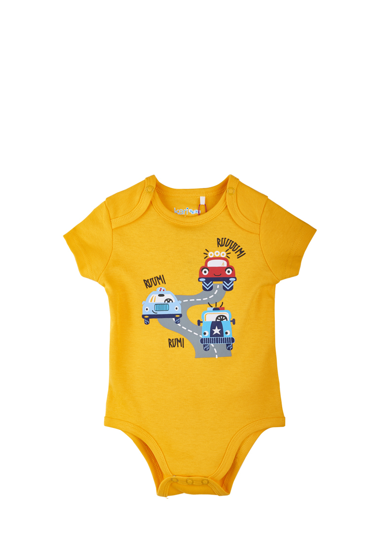 

Боди детское Kari baby SS21B00300307 желтый р.68, SS21B00300307
