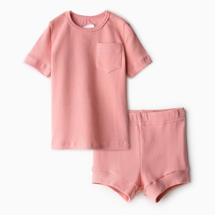 Комплект для новорожденных MINAKU Basic Line BABY, розовый, 80