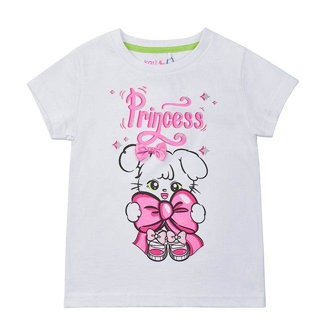 

Футболка детская Kari Kids SS24C32300615, белый, 92, SS24C32300615