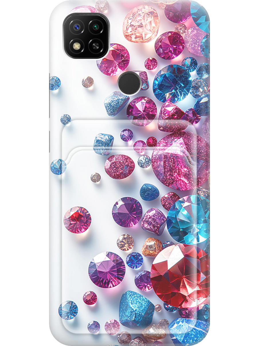 

Силиконовый чехол на Xiaomi Redmi 10A / 9C с принтом 813453, Прозрачный;белый;розовый;синий, 723311731