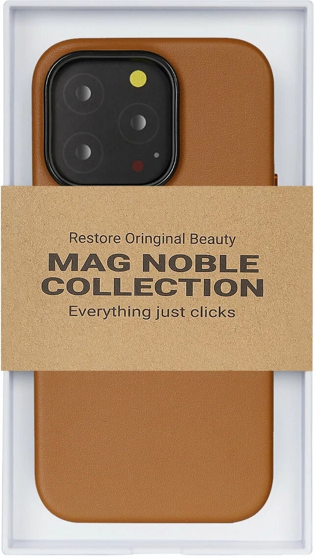 

Чехол K-DOO Mag Noble Collection для iPhone 15 Pro - Коричневый