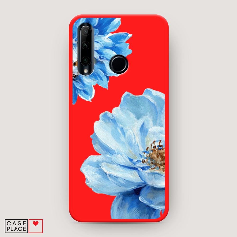 

Чехол Awog на Honor 10i/20 Lite 2019/20e/Huawei P Smart Plus 2019 "Голубые клематисы"