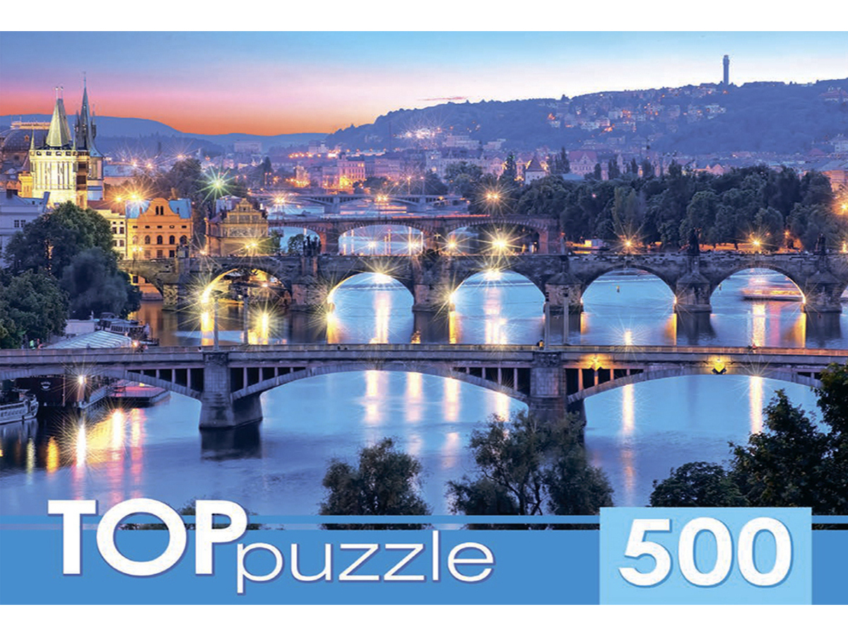 

Пазл Рыжий кот TOPpuzzle Итальянские мосты 500 дет. КБТП500-6807