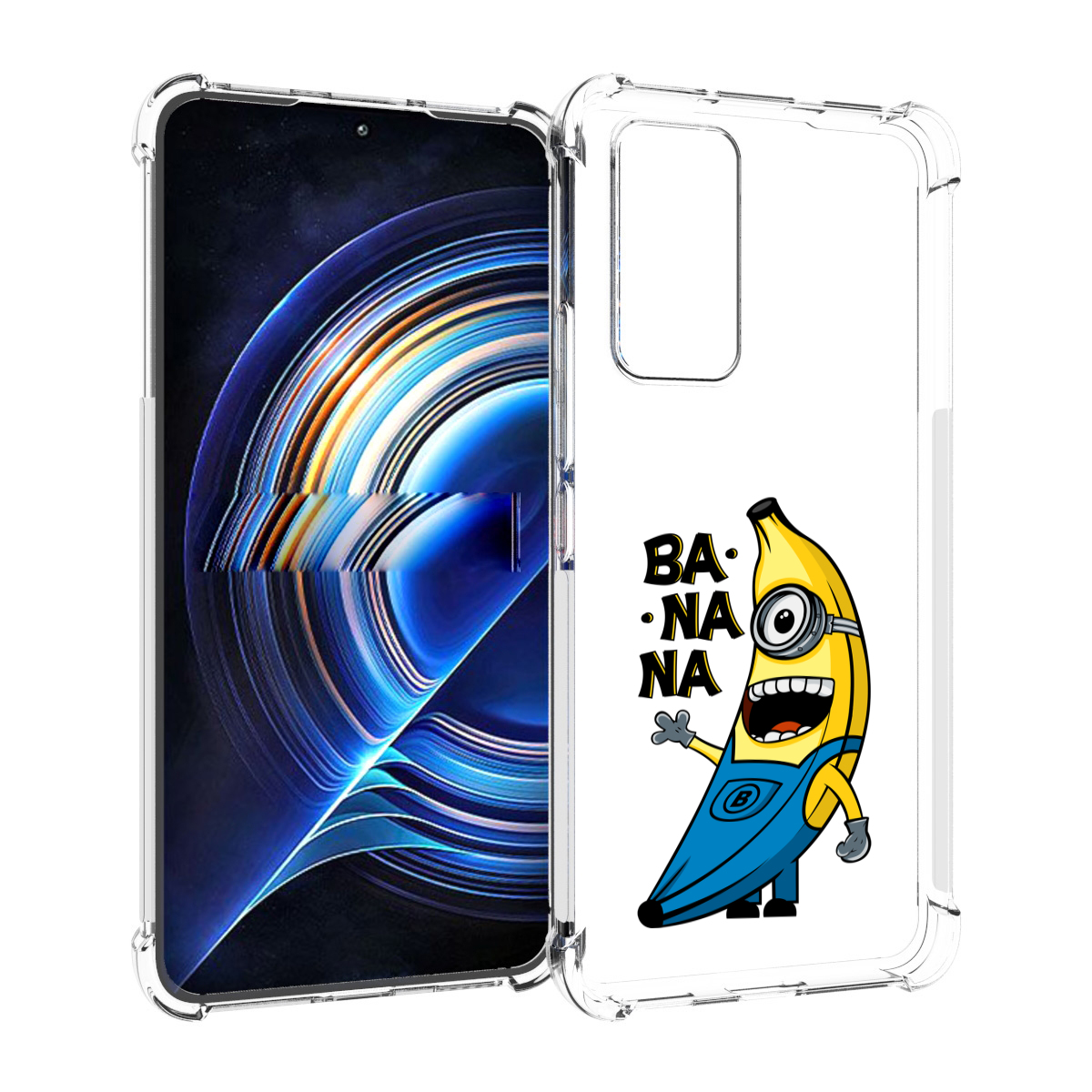 

Чехол MyPads Банана-миньон для Tecno Camon 19 Neo, Прозрачный, Tocco