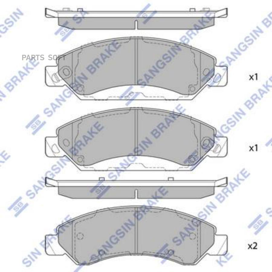 

Колодки Тормозные Sangsin brake sp4027