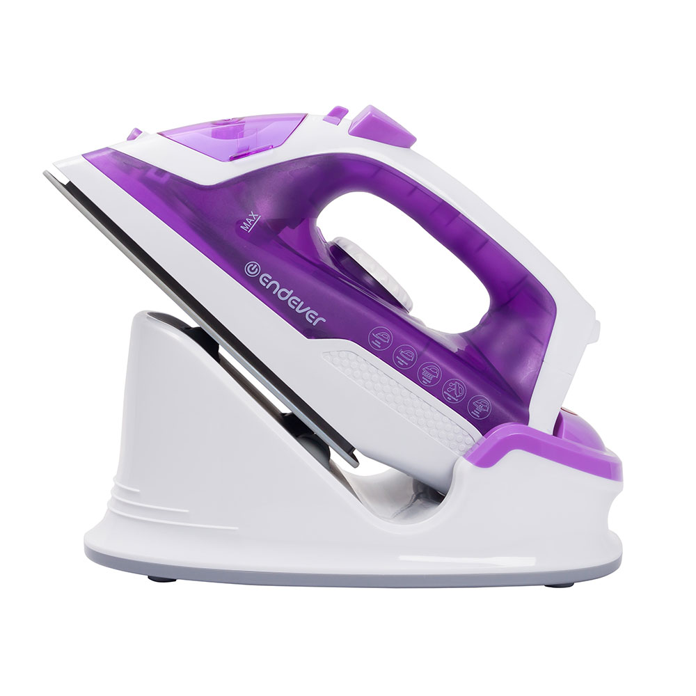 фото Утюг endever delta 120 white/purple