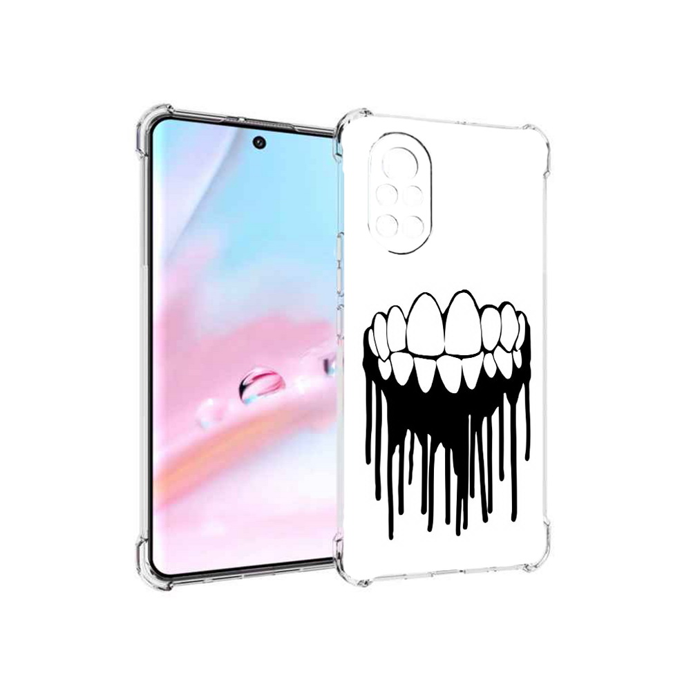 

Чехол MyPads зубы для Huawei Nova 8 (ANG-LX1), Прозрачный, Tocco