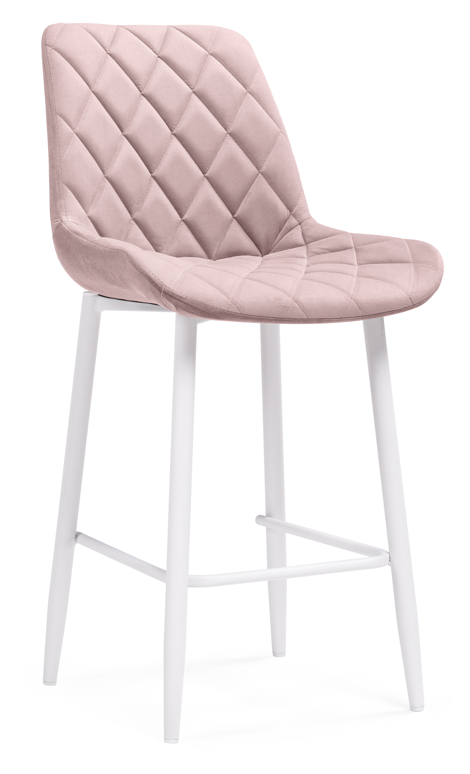 Полубарный стул Мебельные решения Баодин, розовый / белый