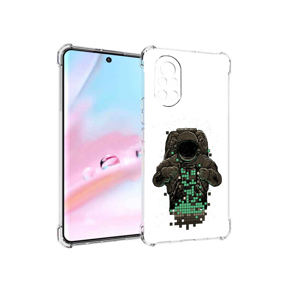 

Чехол MyPads космонавт с пикселями для Huawei Nova 8 (ANG-LX1), Прозрачный, Tocco