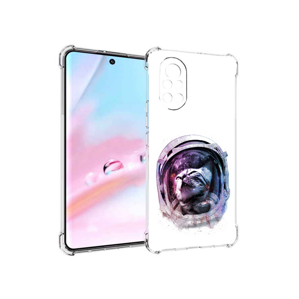 

Чехол MyPads кот в шлеме для Huawei Nova 8 (ANG-LX1), Прозрачный, Tocco