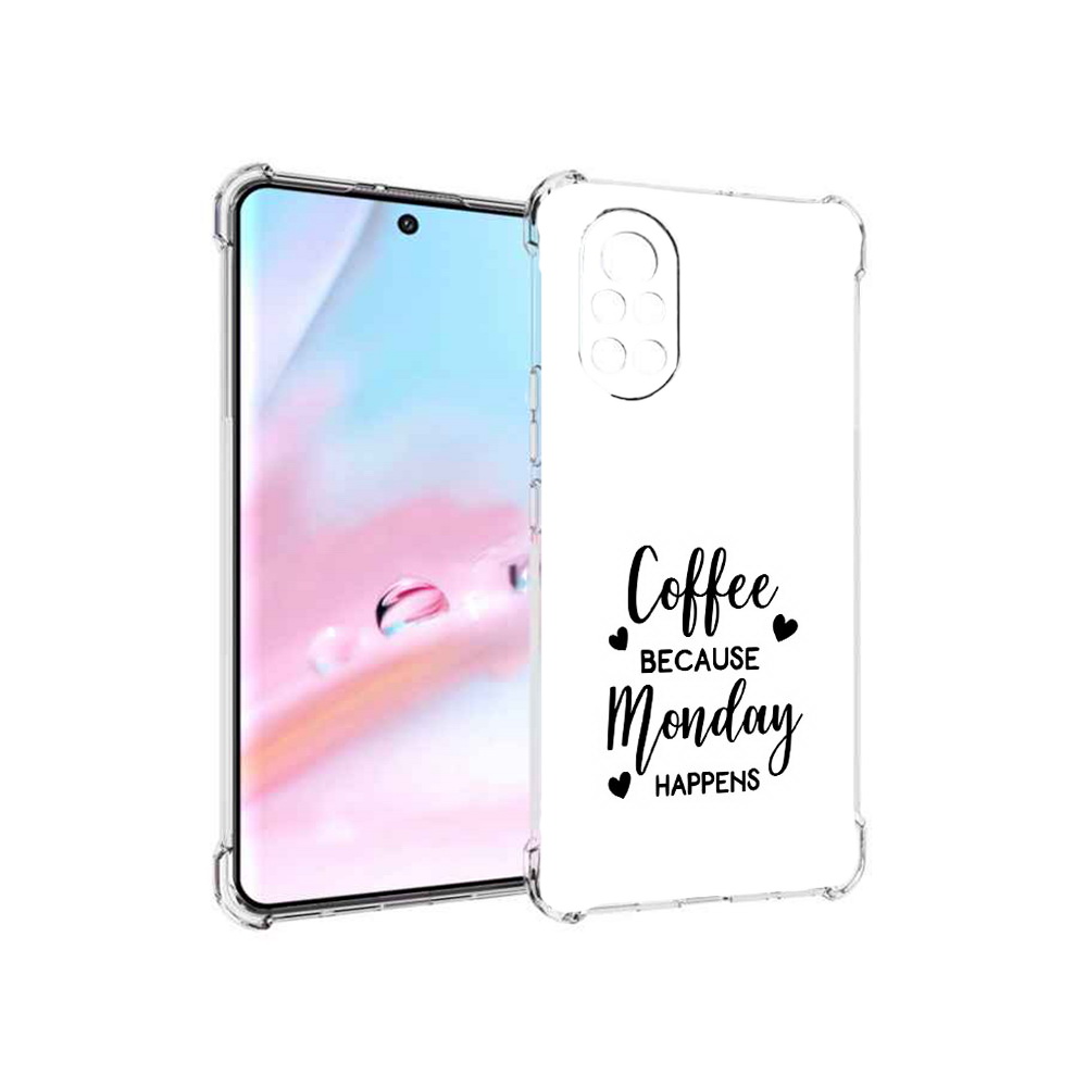 

Чехол MyPads кофе и понедельник стал счастливым для Huawei Nova 8 (ANG-LX1), Прозрачный, Tocco