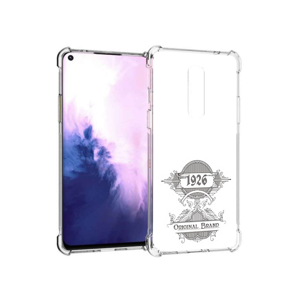 

Чехол MyPads Tocco для OnePlus 8 логотип черно белый (PT147214.134.446), Прозрачный, Tocco
