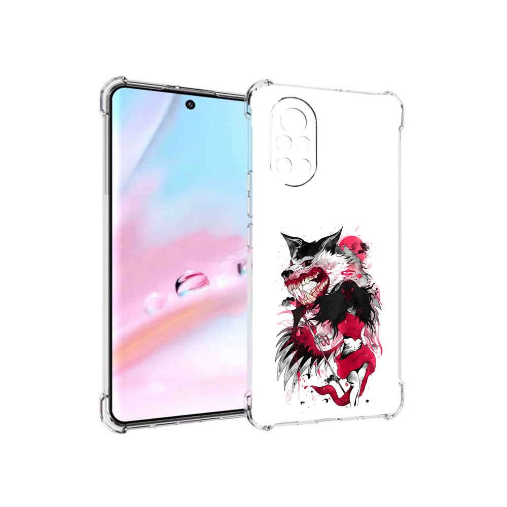 

Чехол MyPads красная шапочка для Huawei Nova 8 (ANG-LX1), Прозрачный, Tocco
