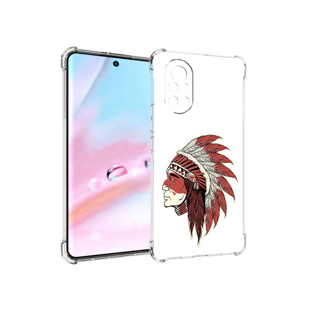 

Чехол MyPads красный индеец для Huawei Nova 8 (ANG-LX1), Прозрачный, Tocco