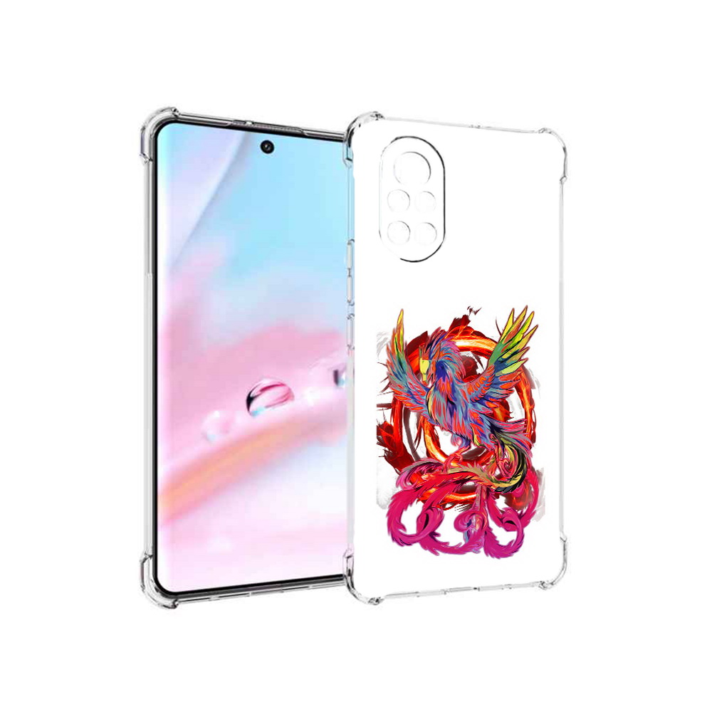 

Чехол MyPads красочный феникс для Huawei Nova 8 (ANG-LX1), Прозрачный, Tocco