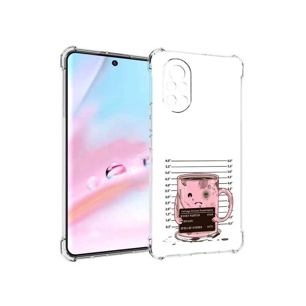 

Чехол MyPads кружка для Huawei Nova 8 (ANG-LX1), Прозрачный, Tocco