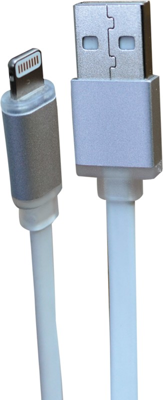 Кабель ZiPower Lightning - USB 1 м, голубой