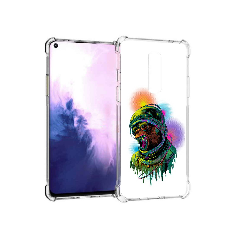 

Чехол MyPads Tocco для OnePlus 8 медведь космонавт (PT147214.134.466), Прозрачный, Tocco
