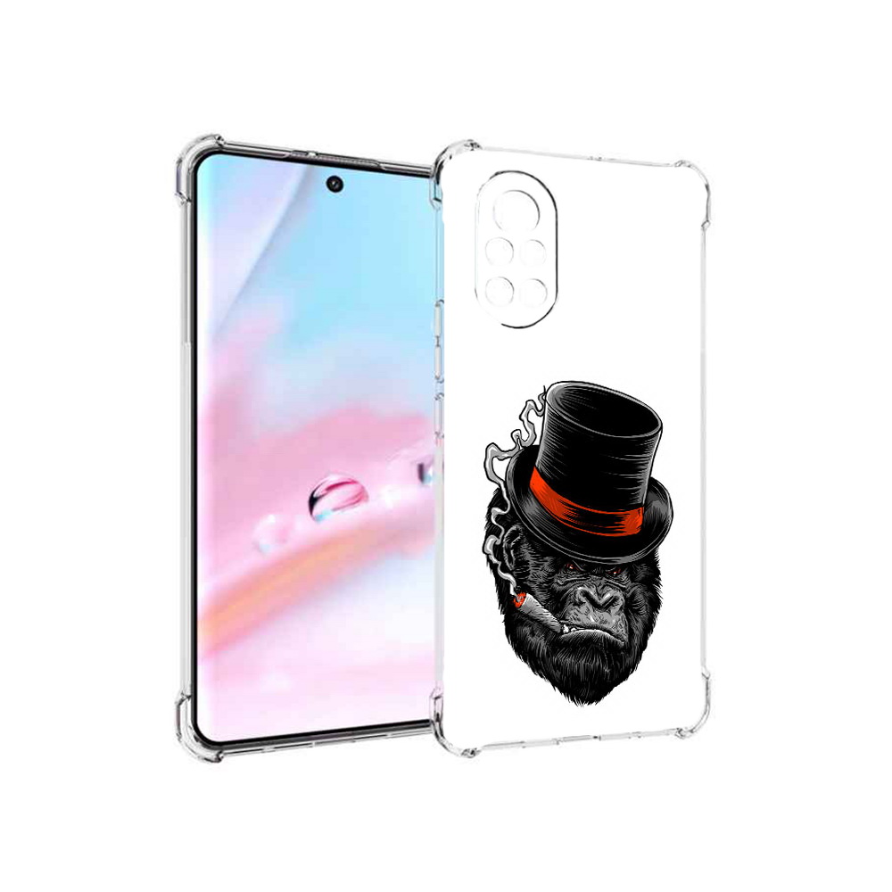 

Чехол MyPads дизайнерская горилла для Huawei Nova 8 (ANG-LX1), Прозрачный, Tocco