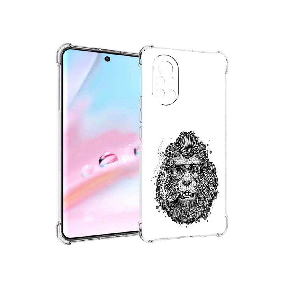 

Чехол MyPads курящий лев для Huawei Nova 8 (ANG-LX1), Прозрачный, Tocco