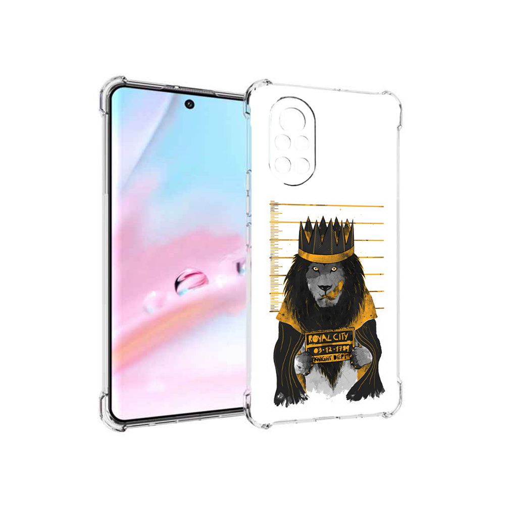 

Чехол MyPads лев в законе для Huawei Nova 8 (ANG-LX1), Прозрачный, Tocco