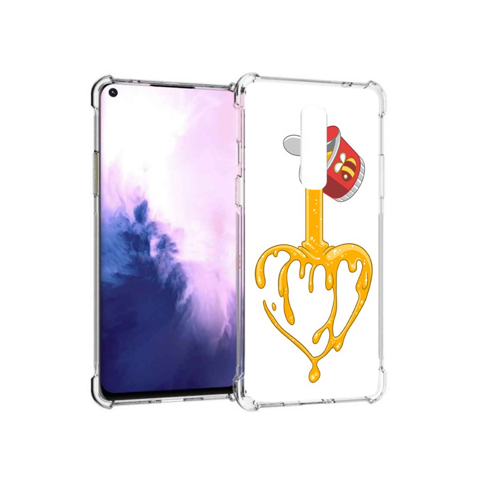 Чехол MyPads Tocco для OnePlus 8 медовое сердце (PT147214.134.471)