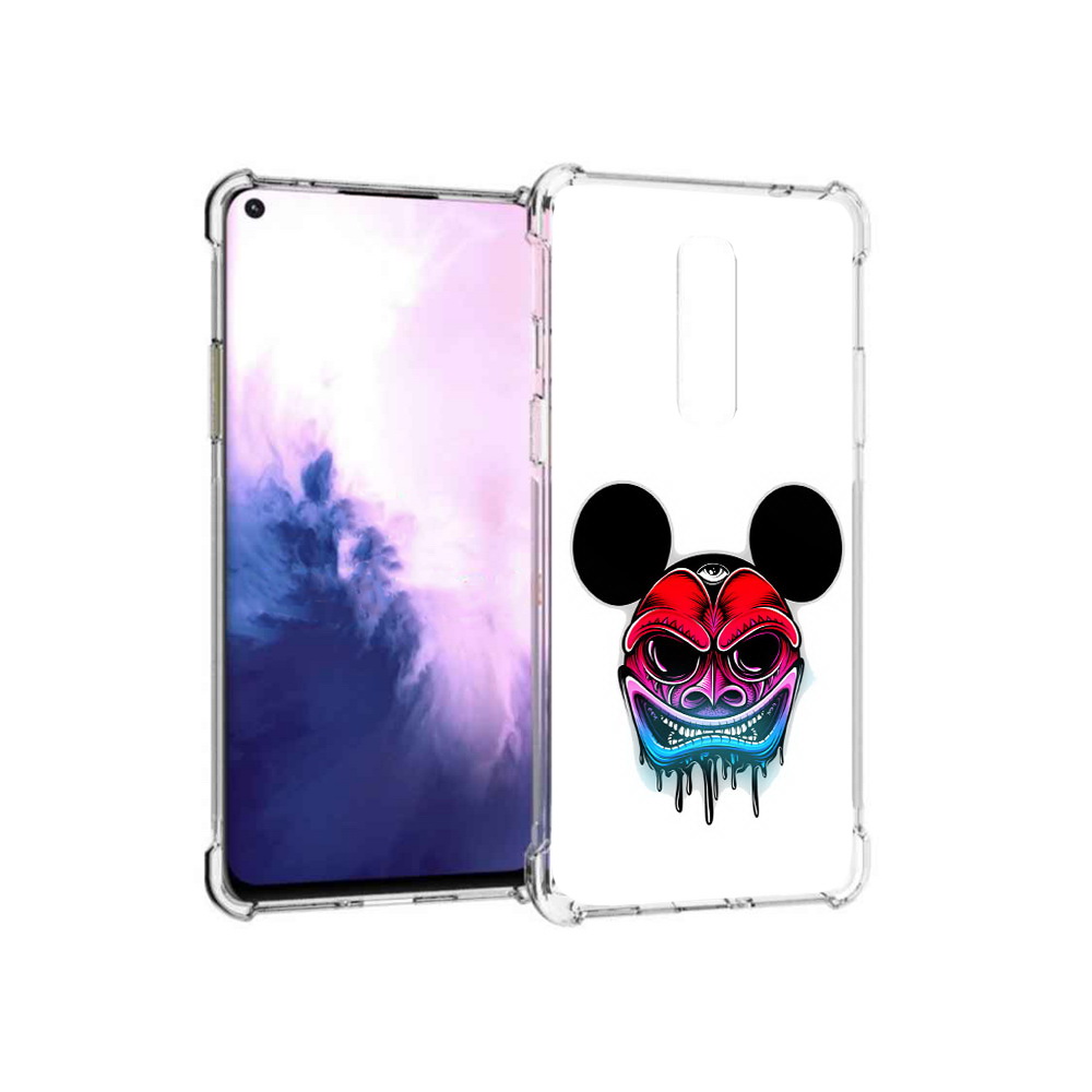 

Чехол MyPads Tocco для OnePlus 8 микки в маске (PT147214.134.473), Прозрачный, Tocco