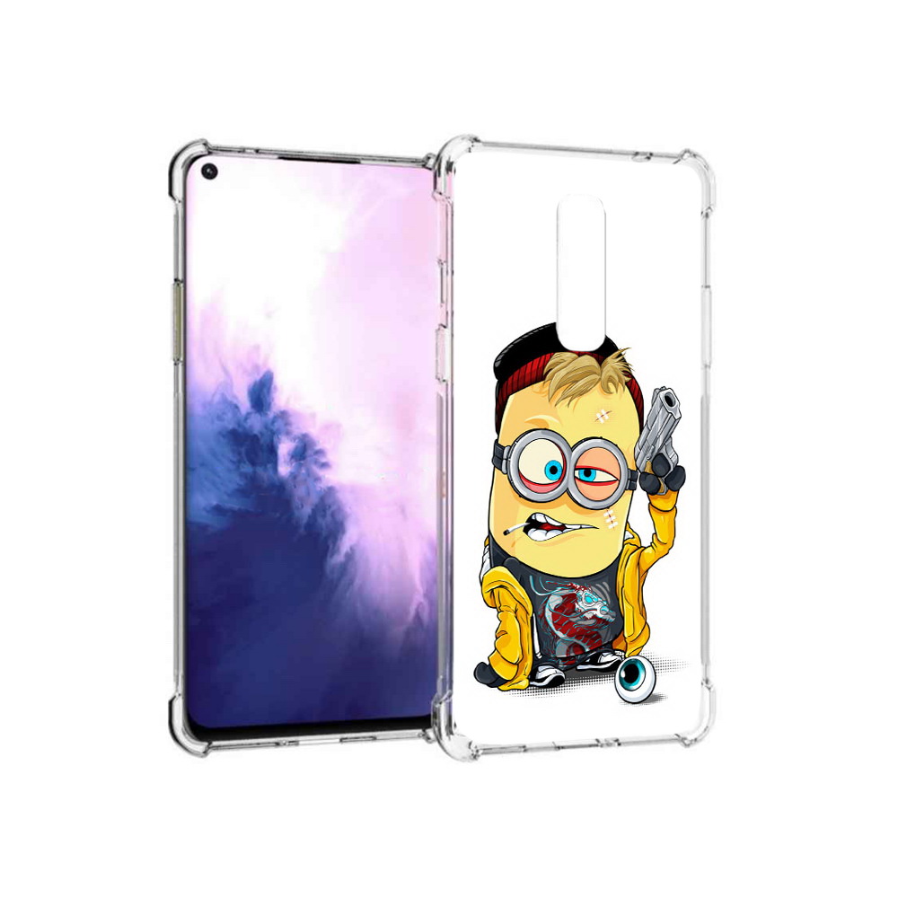 

Чехол MyPads Tocco для OnePlus 8 миньон бандит (PT147214.134.475), Прозрачный, Tocco