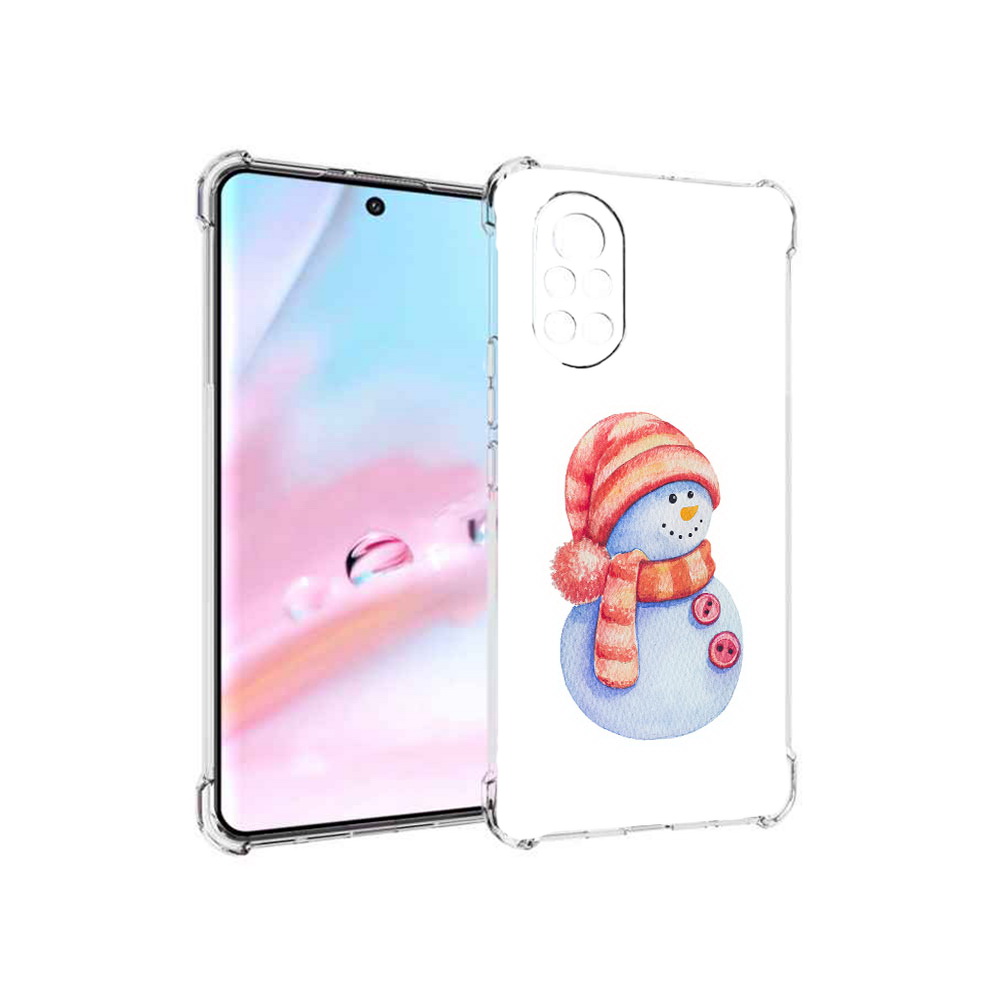 

Чехол MyPads Веселый снеговик для Huawei Nova 8 (ANG-LX1), Прозрачный, Tocco