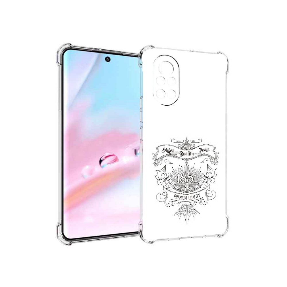 

Чехол MyPads логотип 1851 год для Huawei Nova 8 (ANG-LX1), Прозрачный, Tocco