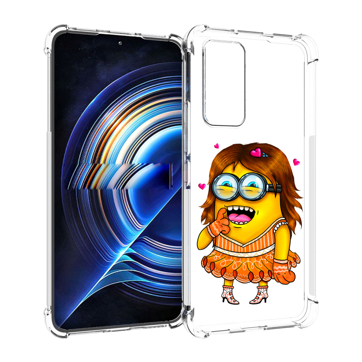

Чехол MyPads Миньон девочка для Tecno Camon 19 Neo, Прозрачный, Tocco