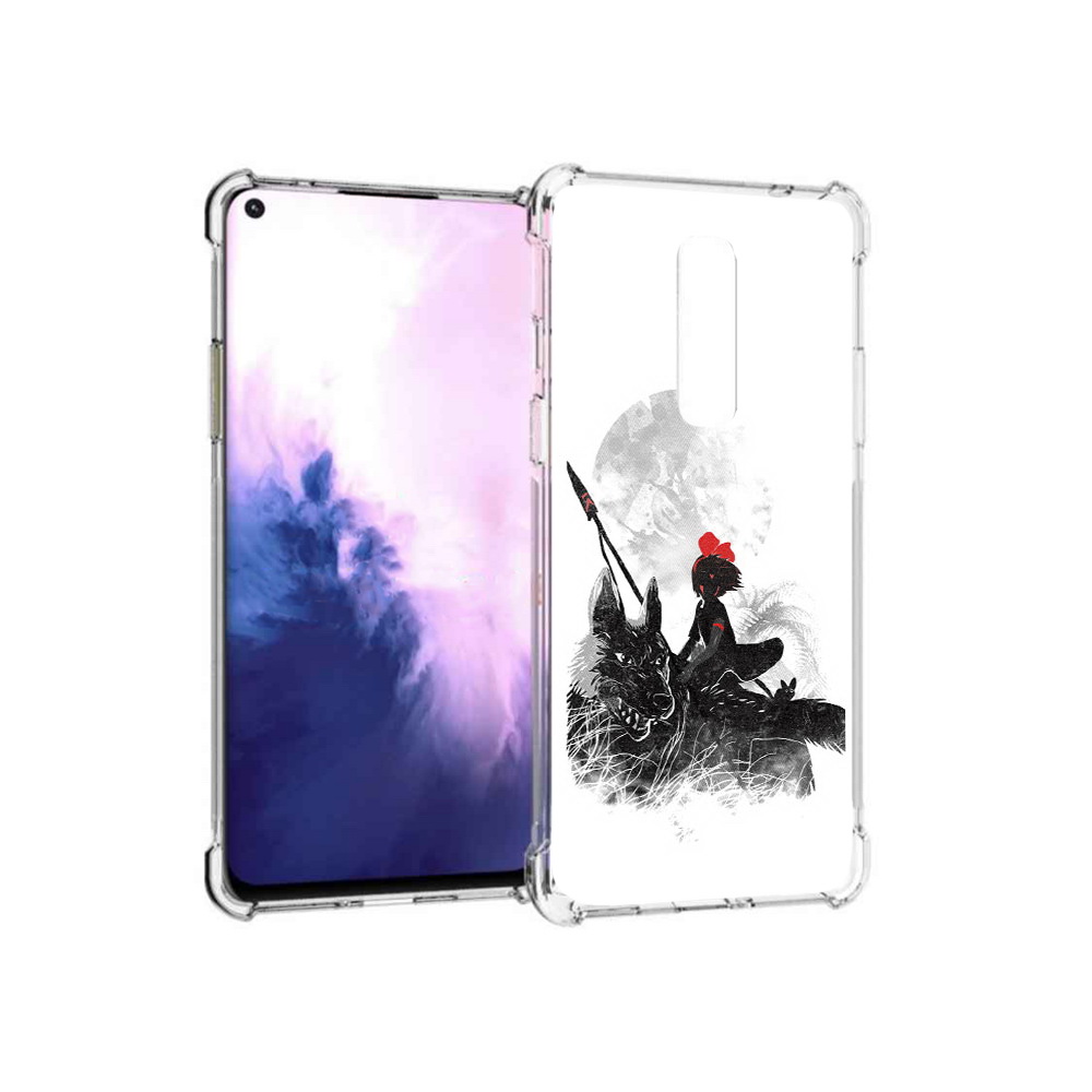 

Чехол MyPads Tocco для OnePlus 8 мононоке (PT147214.134.481), Прозрачный, Tocco
