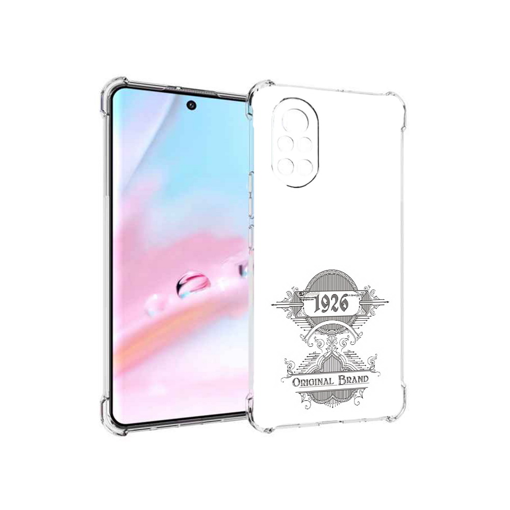 

Чехол MyPads логотип черно белый для Huawei Nova 8 (ANG-LX1), Прозрачный, Tocco
