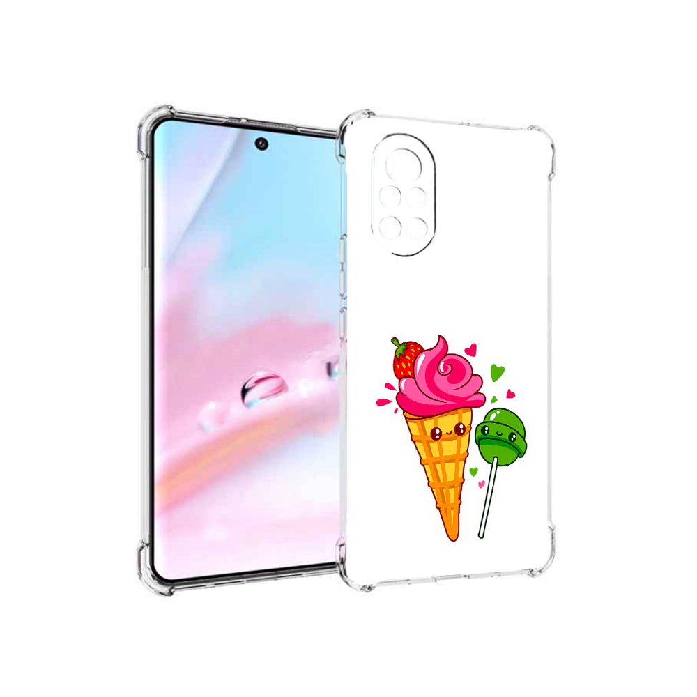 

Чехол MyPads Вкусняшки для Huawei Nova 8 (ANG-LX1), Прозрачный, Tocco