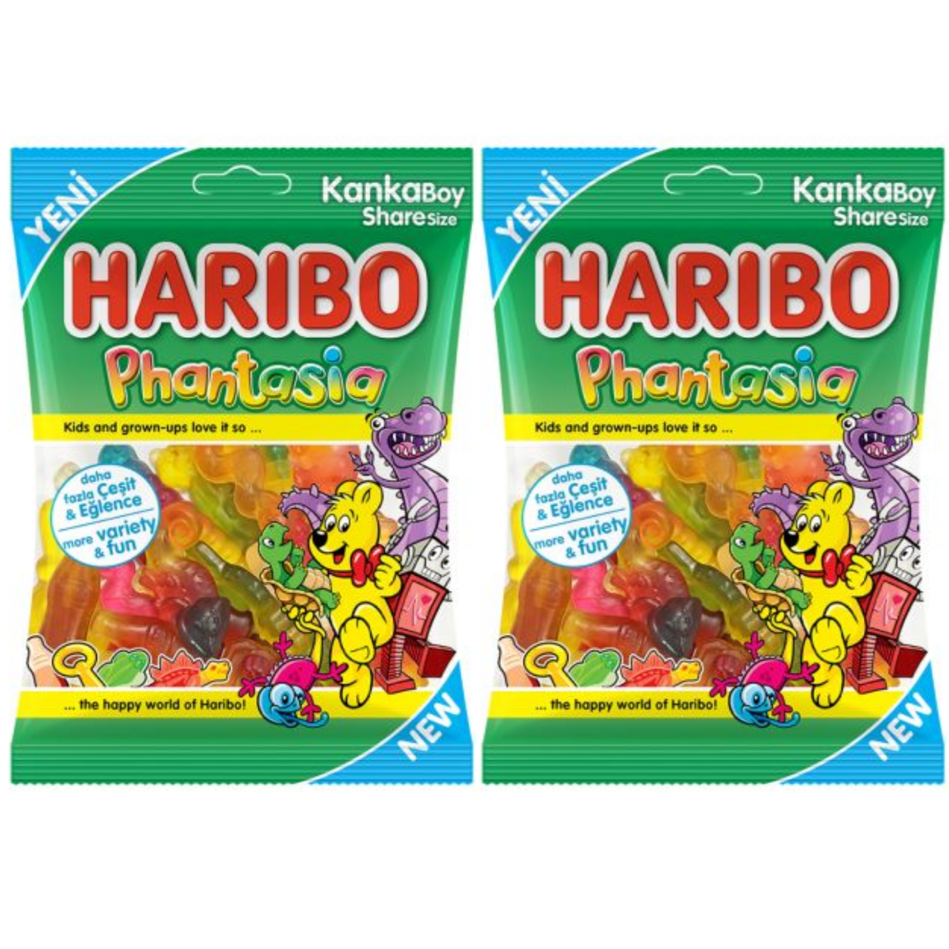 Жевательный мармелад Haribo Фантазия, 80 г х 2 шт