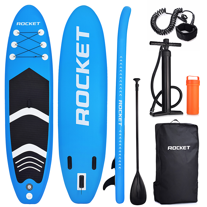 фото Надувная sup-доска rocket (sup-board 10,6ʺ) 323 х 80 х 15 см. полный комплект