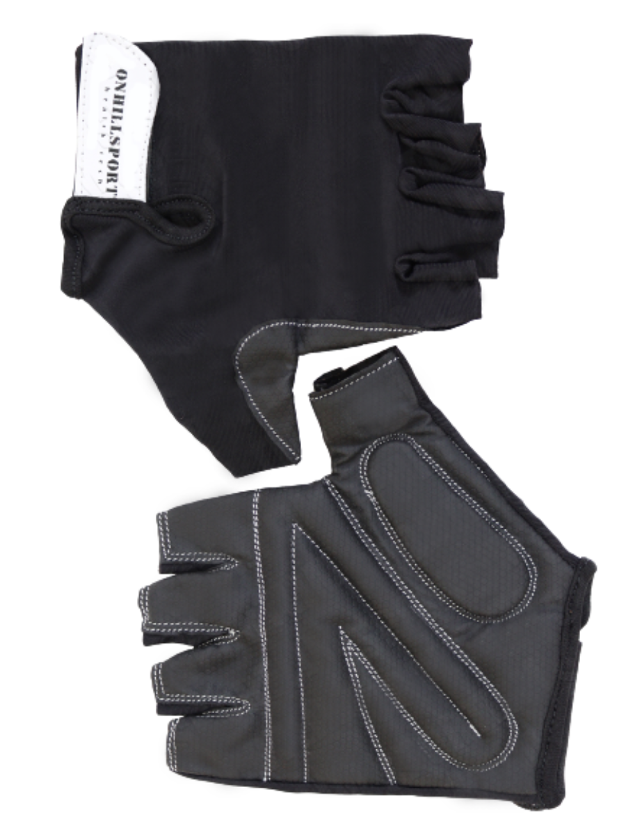 Перчатки для фитнеса Onhillsport черный Q12 - XXL unisex кожа