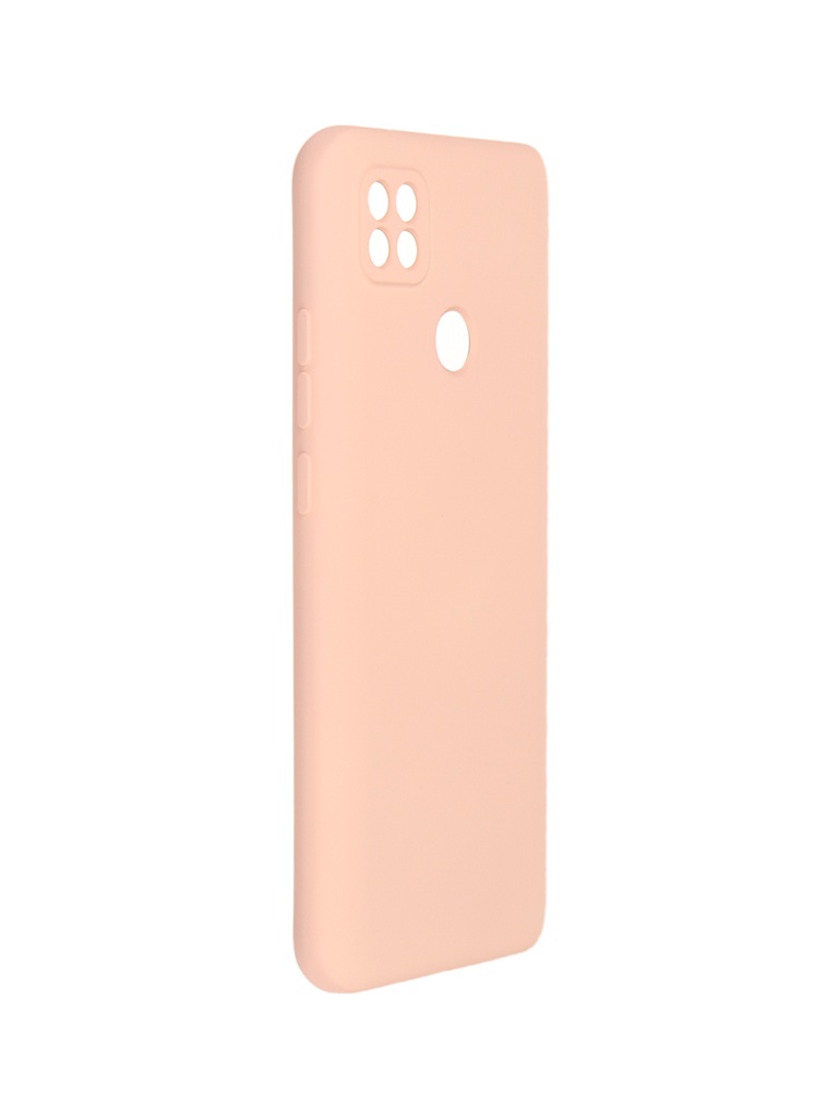 фото Чехол pero для xiaomi redmi 9c liquid silicone light pink pcls-0078-pk