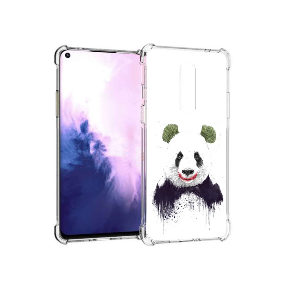 

Чехол MyPads Tocco для OnePlus 8 панда джокер (PT147214.134.533), Прозрачный, Tocco
