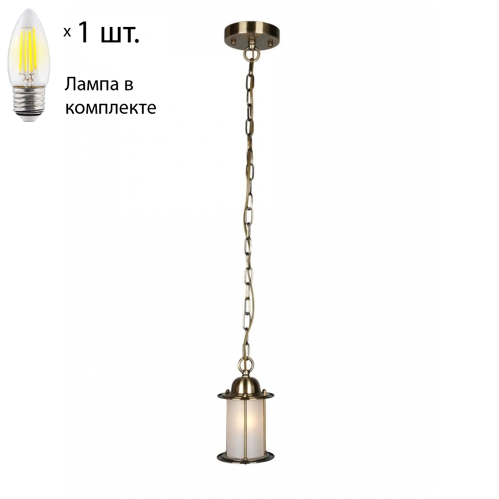 Светильник подвесной с лампочкой Omnilux OML-50306-01+Lamps