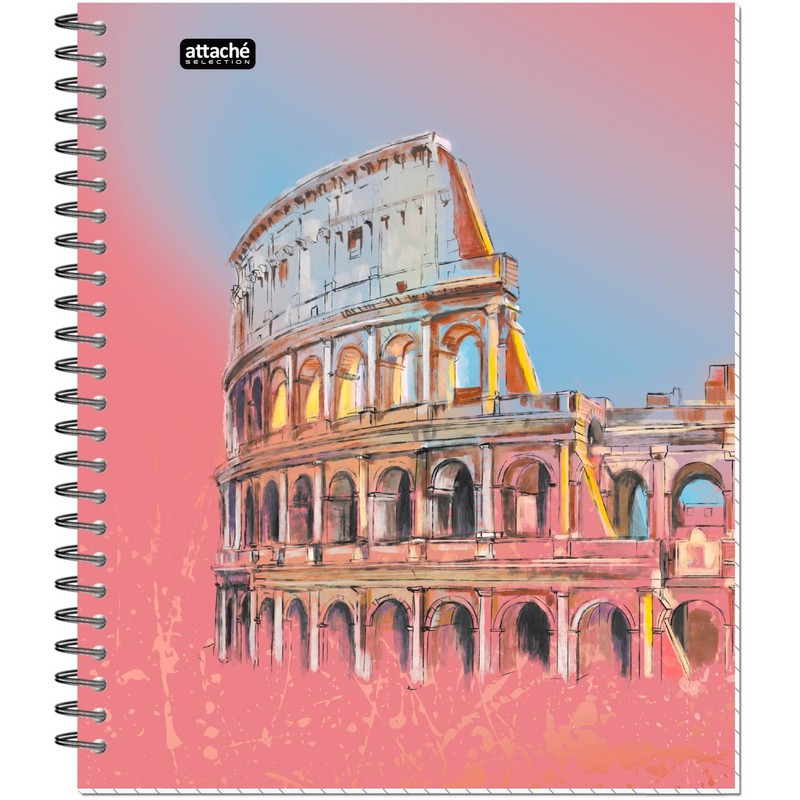 

Бизнес-тетрадь А5,96л,кл,греб,ламин.обл. Attache Selection Travel Italy, Travel Italy