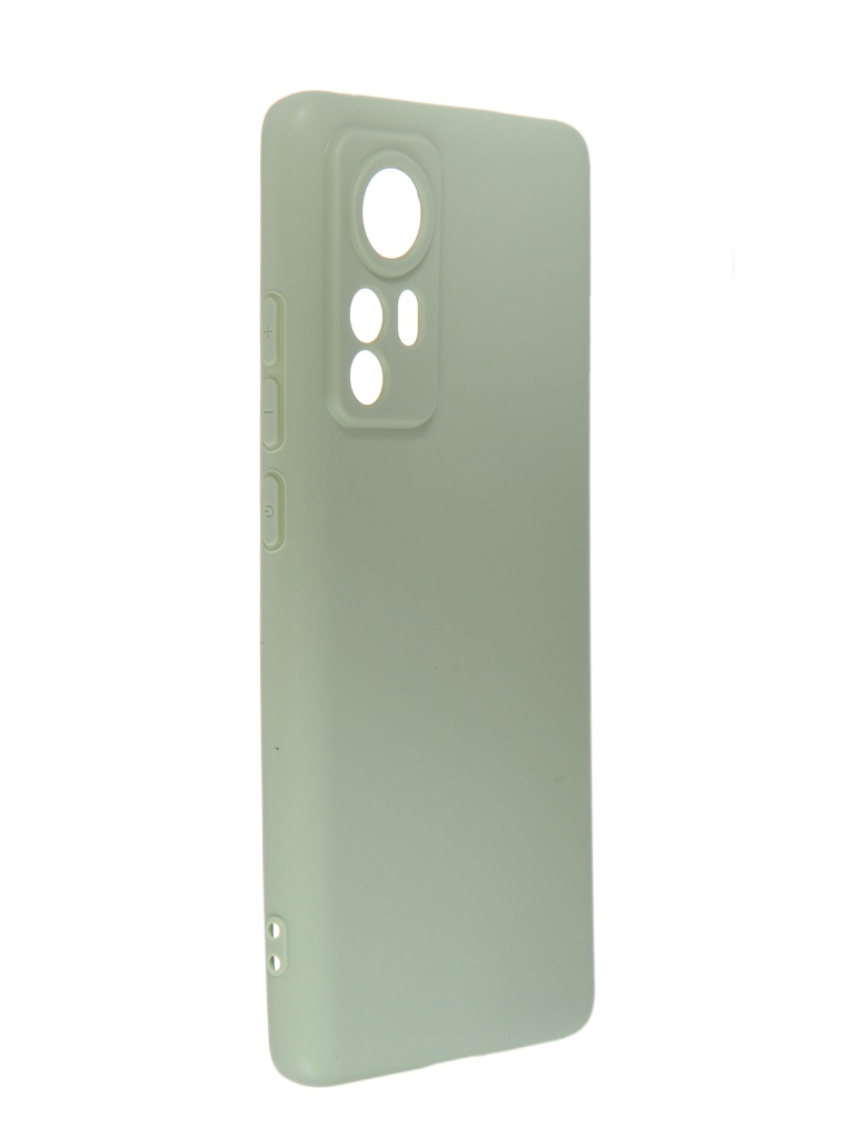 фото Чехол df для xiaomi 12 / 12x silicone green xicase-63 df-group