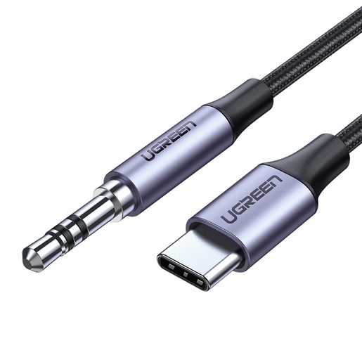 

Кабель uGreen AV143 (30633) USB-C Audio Cable 3.5mm M/M Aluminum Shell 1м темно-серый, Кабель круглый UGREEN AV143 (30633) USB-C Audio Cable 3.5mm M/M Aluminum Shell. Длина 1 м. Цвет: темно-серый