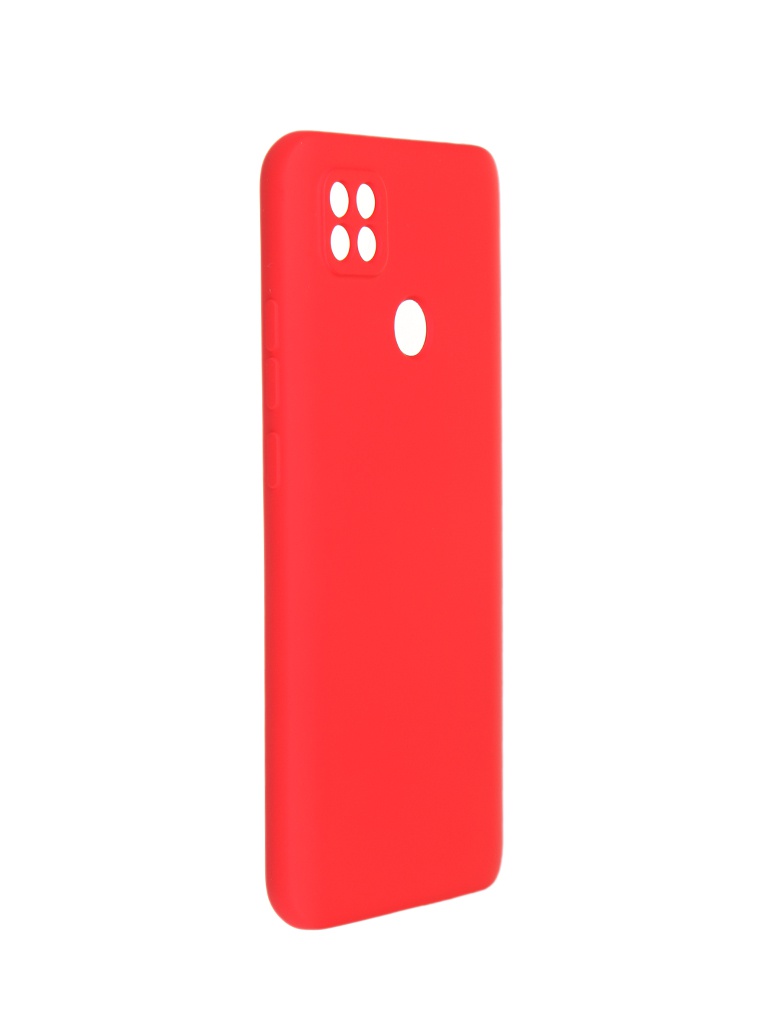 фото Чехол pero для xiaomi redmi 9c liquid silicone red pcls-0078-rd