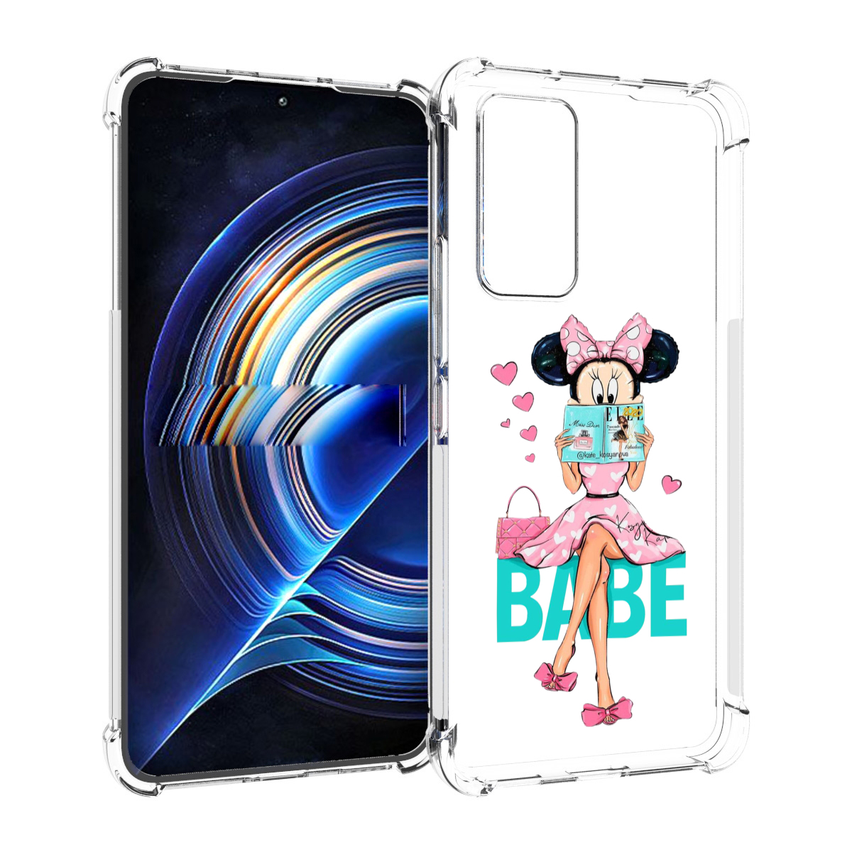 

Чехол MyPads Бейби-микки для Tecno Camon 19 Neo, Прозрачный, Tocco