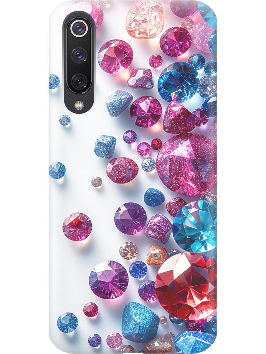 

Силиконовый чехол на Xiaomi Mi 9 SE с принтом "Россыпь драгоценных камней", Прозрачный;белый;розовый;синий, 721347531