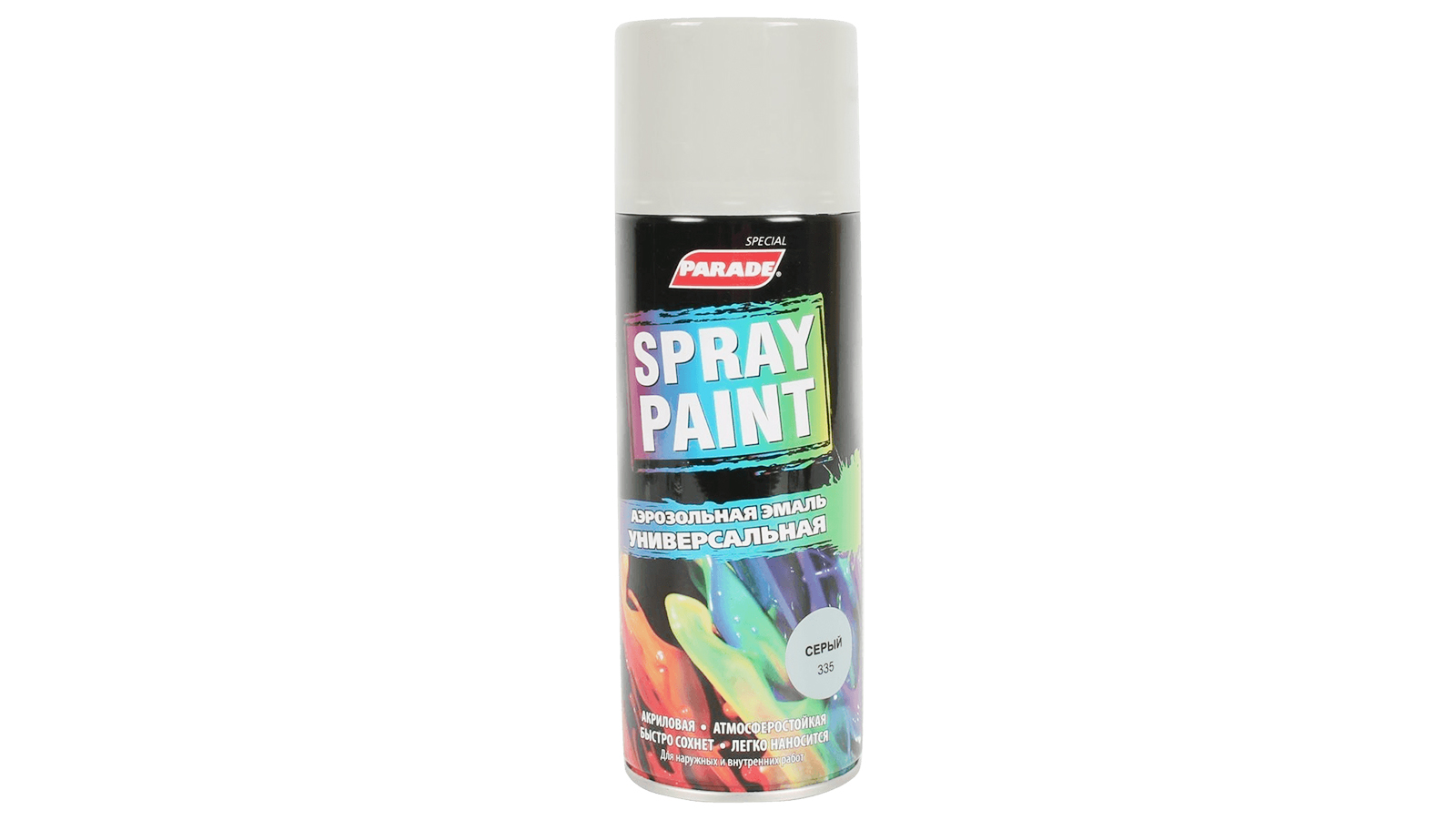 Эмаль аэрозольная PARADE SPRAY PAINT 335 Серый